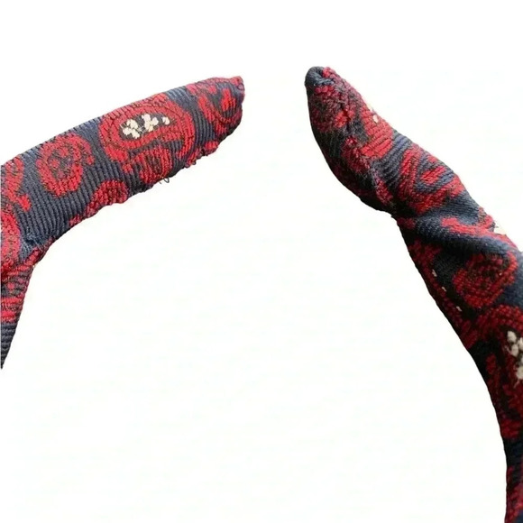 Americana Paisley Printed Handcrafted Headband Upcycled Hair Accessory - Picture 8 of 9